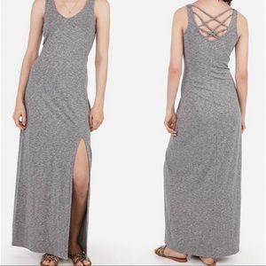 EXPRESS Gray Maxi Dress